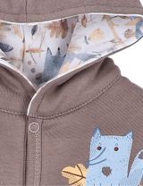 NINI Wendejacke Fuchs Kapuze weiß 56 (Neugeborene) - 3