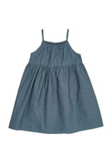 Green Cotton Kleid blau 86 - 1