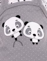 Baby Sweets 2 Teile Set Panda Lieblingsstücke Punkte weiß 62 (0-3 Monate) - 5