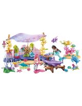 Playmobil 114 Teile PLAYMOBIL® Unterwasser-Tierpflege der Meeresbewohner Princess Magic 23,5x24x15,5 cm 4+ Jahre bunt - 0