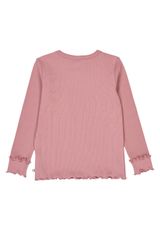 Müsli by Green Cotton Langarmshirt Unifarben rosa 128 - 1