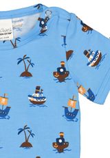 Fred s World by Green Cotton Kurzarmbody Print blau 74 - 2