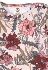 Müsli by Green Cotton Langarmbody Blumen rosa 56 - 2