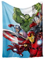 Marvel Decke Avengers Fleece 100x140 cm blau - 0