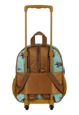 Star Wars The Mandalorian Say Hi-Small 3D Backpack with Wheels Rucksack 34x26x13 cm gruen Onesize Kinder - 2