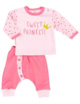 Baby Sweets 2 Teile Set Krone Sweet Princess rosa 62 (0-3 Monate) - 0