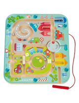 HABA Magnetspielzeug Stadtlabyrinth Magnet 25x21,5x1,2 cm 2+ Jahre bunt - 1