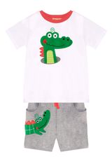 Denokids Print weiss 104 - 0