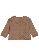 Müsli by Green Cotton Babystrickjacke Unifarben braun 68 - 1