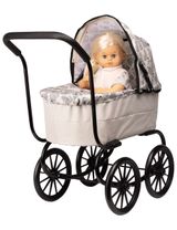 Skrållan Puppenwagen Herz CE-zertifiziert 595x325x660 mm 3+ Jahre creme - 1