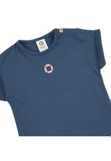 Green Cotton Babyt-shirt dunkelblau 74 - 2