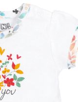 NINI T-shirt Floral Blanc - 1