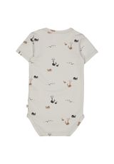 Müsli by Green Cotton Kurzarmbody Print blau 74 - 1