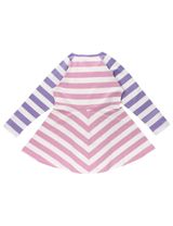 Villervalla Kleid Streifen rosa 92 (18-24 Monate) - 1