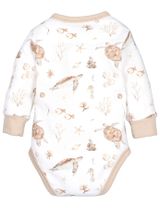 NINI 4 pièces Ensemble Tortue Blanc 3-6M (68 cm) - 2