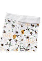 Villervalla Babyleggings Bienen, Floral weiss 56 - 1