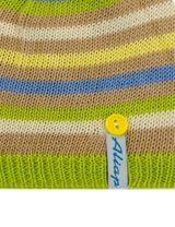 Aliap Mütze bunt grün/beige/blau 62 (0-3 Monate) - 2