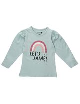 VENERE Langarmshirt Regenbogen mint 98 (2-3 Jahre) - 0
