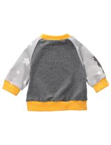 HANDMADE Shirt Sterne Handmade grau 50 (Neugeborene) - 1