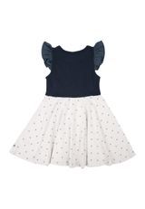 Müsli by Green Cotton Kleid Blumen dunkelblau 98 - 1