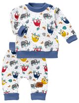 Baby Sweets 2 Teile Set Faultier Tierwelten Punkte blau 56 (Neugeborene) - 0