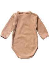 Makoma Langarmbody Unifarben braun 56 - 1