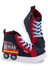 Fire Truck High Top Sneakers dunkelblau 32 - 3