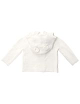 Rock A Bye Baby Boutique Strickjacke Strick Kapuze weiß 56/62 (0-3 Monate) - 2