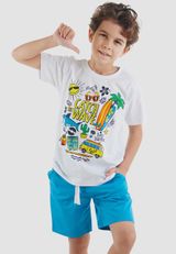 Denokids Print blau 104 - 6