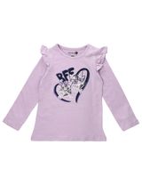 VENERE Langarmshirt Katze lavendel 122 (6-7 Jahre) - 0