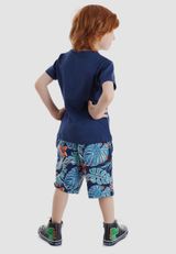 Zweiteiler Jungen orange 104 - 7