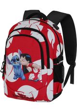 Disney Lilo and Stitch Kiss-PLUS Running Rucksack 34x46x21 cm rot rot Onesize Kinder - 0