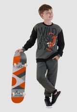 Tracksuit Wild Jungen dunkelgrau 104 - 6