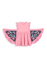 Denokids Kleid Print pink 92 - 0