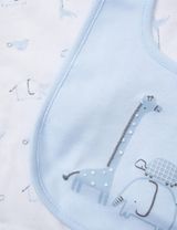 Rock A Bye Baby Boutique 4 pièces Ensemble Animaux sauvages Blanc 0-3M (62 cm) - 4