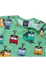 Villervalla T-Shirt Straßenbahnen gruen 104 - 2