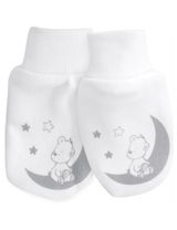 Baby Sweets Gants Ours A Star Is Born Étoiles Blanc Naissance (56 cm) - 0