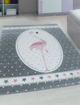 Teppich Flamingo grau 80x150 - 1