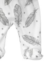 Makoma Pantalon Plume Volant Blanc 6-9M (74 cm) - 2