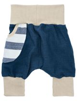 GrinseHasi Hose Streifen Handmade blau 0-3 Monate (62) - 1