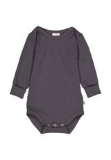 Müsli by Green Cotton Langarmbody Unifarben creme 80 - 3