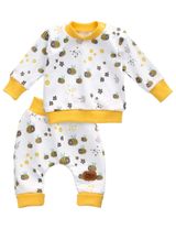 Baby Sweets 2 pièces Ensemble Abeille Le monde des animaux Floral Jaune 3-6M (68 cm) - 0