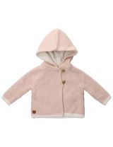 Rock A Bye Baby Boutique Strickjacke Strick Kapuze rosa 56/62 (0-3 Monate) - 0