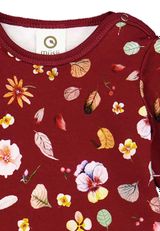 Müsli by Green Cotton Langarmbody Blumen rot 80 - 2