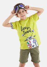Denokids Print dunkelgruen 104 - 7