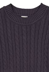 Müsli by Green Cotton Strickpullover Unifarben blau 122 - 2