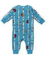 Villervalla Strampler Winter blau - 1