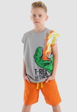 Denokids Print grau 104 - 6