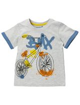 VENERE T-Shirt Fahrrad grau 98 (2-3 Jahre) - 0