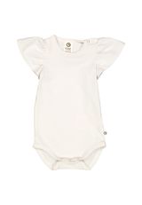Müsli by Green Cotton Kurzarmbody Unifarben weiß 56 - 0